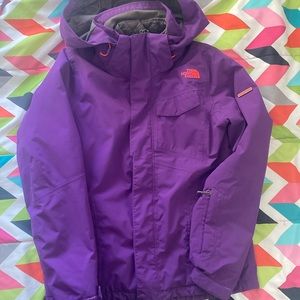 North face winter coat